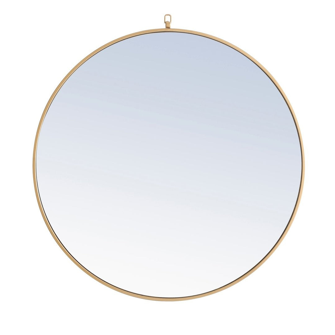 Elegant Lighting MR4062BR  Rowan Mirror Brass