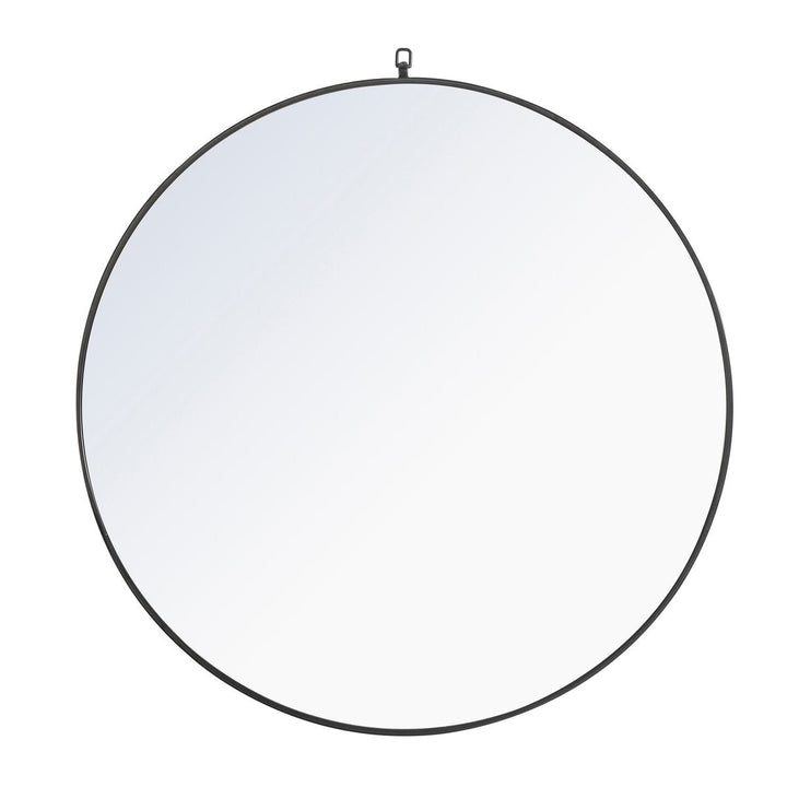 Elegant Lighting MR4064BK  Rowan Mirror Black