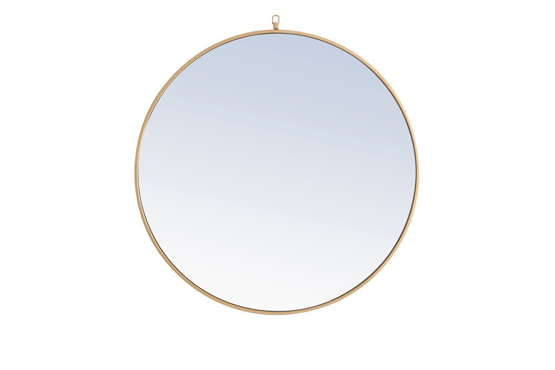 Elegant Lighting MR4065BR  Rowan Mirror Brass