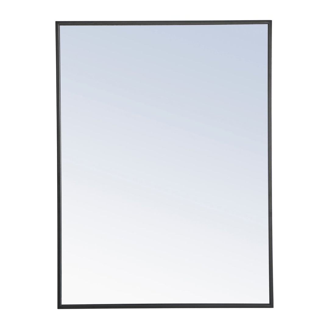 Elegant Lighting MR4071BK  Monet Mirror Black