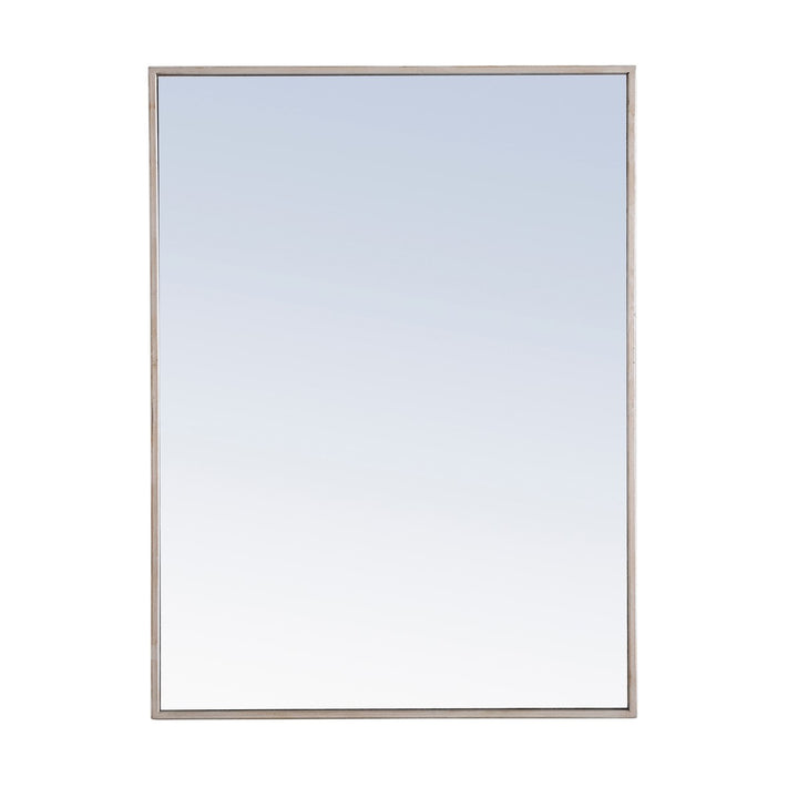 Elegant Lighting MR4073S  Monet Mirror Silver