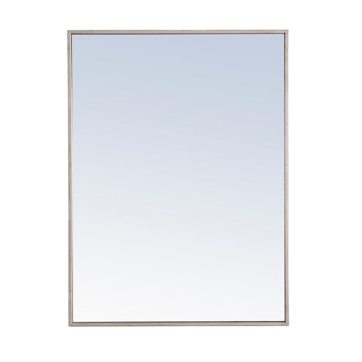 Elegant Lighting MR4073S  Monet Mirror Silver