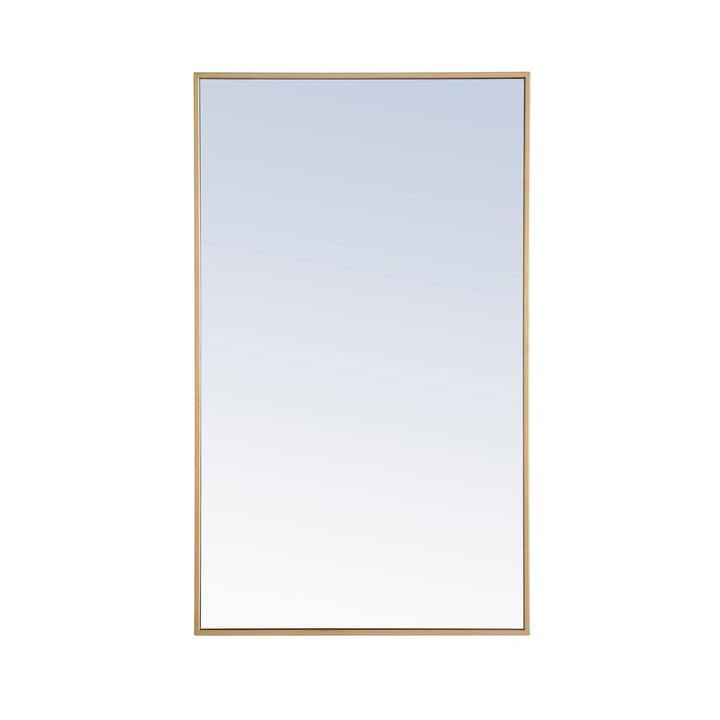 Elegant Lighting MR4075BR  Monet Mirror Brass