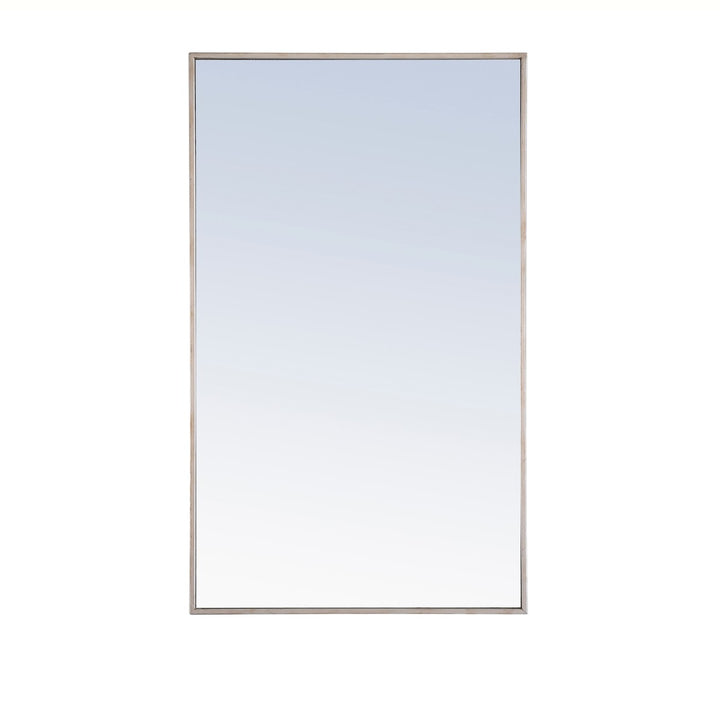 Elegant Lighting MR4076S  Monet Mirror Silver