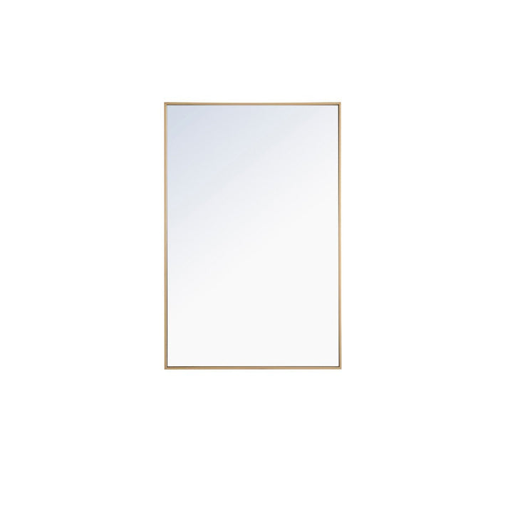 Elegant Lighting MR4078BR  Monet Mirror Brass