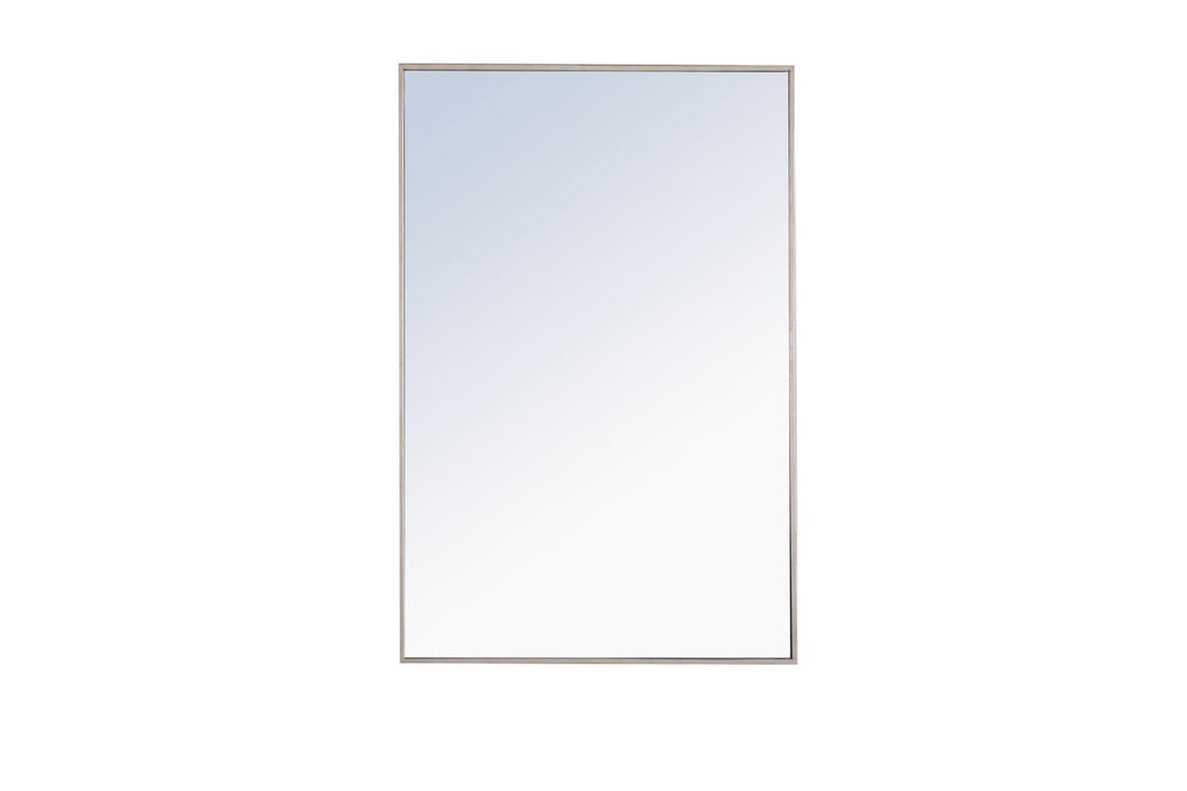 Elegant Lighting MR4079S  Monet Mirror Silver