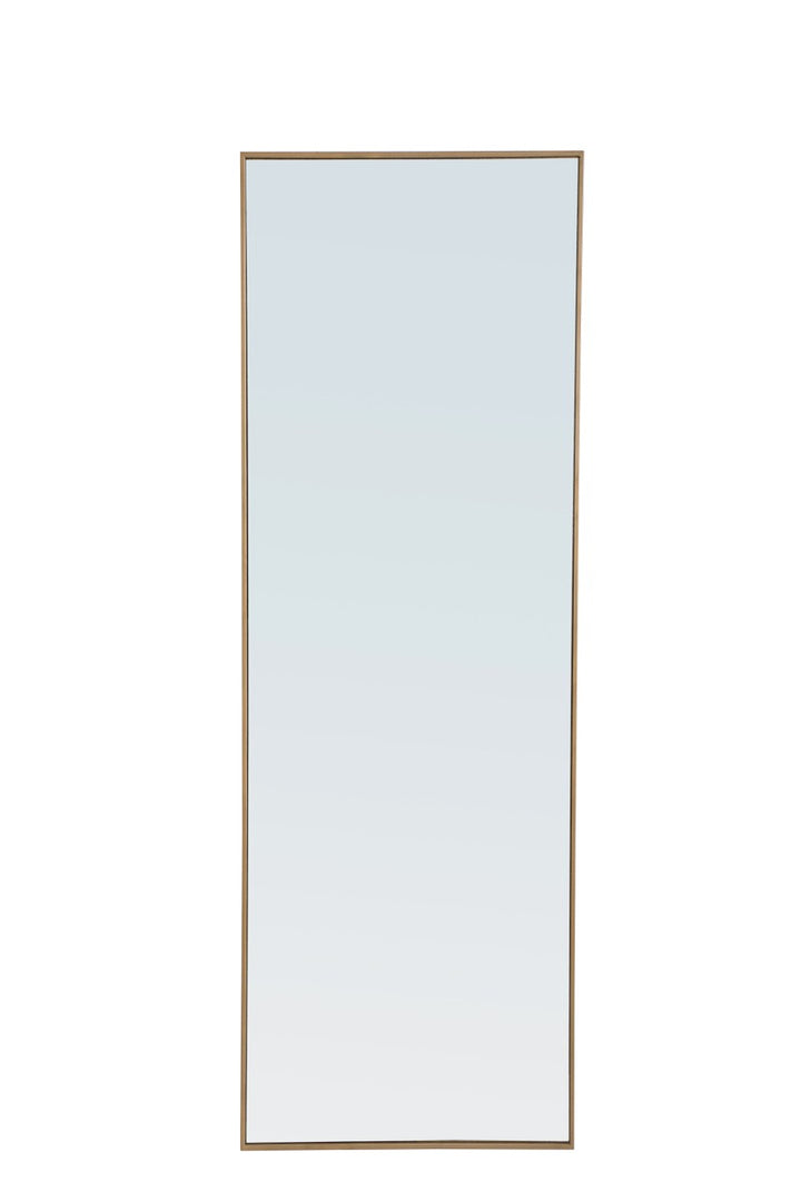 Elegant Lighting MR4082BR  Monet Mirror Brass