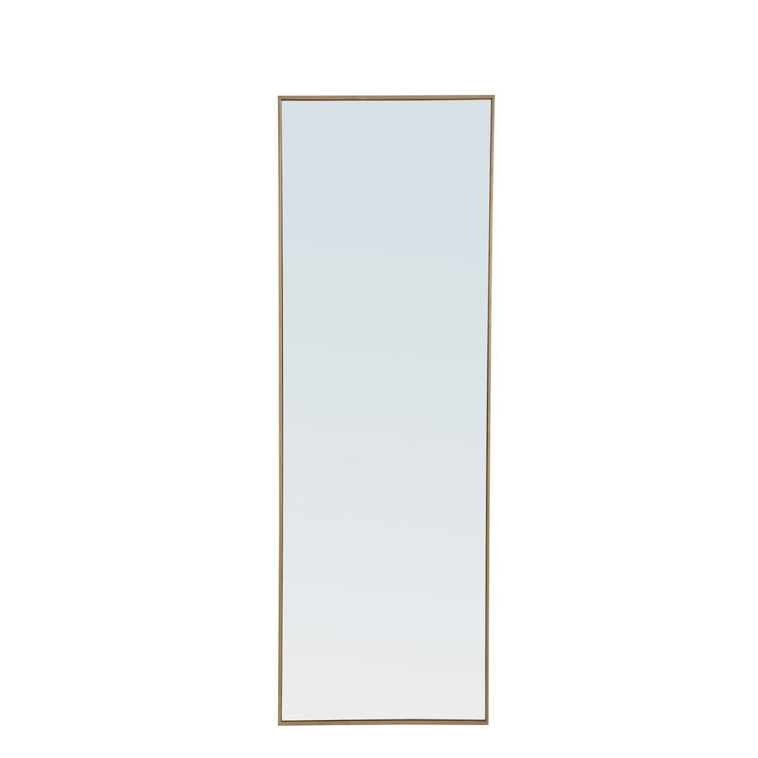 Elegant Lighting MR4082BR  Monet Mirror Brass