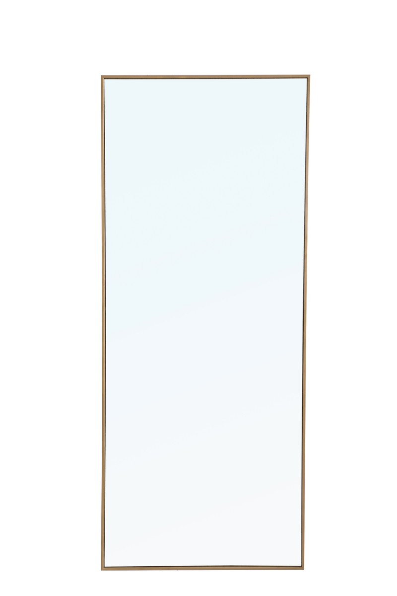 Elegant Lighting MR4085BR  Monet Mirror Brass