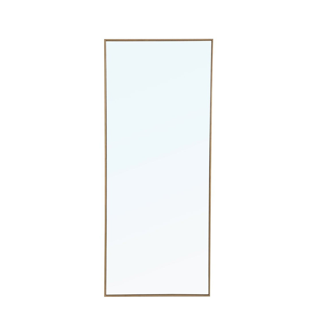 Elegant Lighting MR4085BR  Monet Mirror Brass