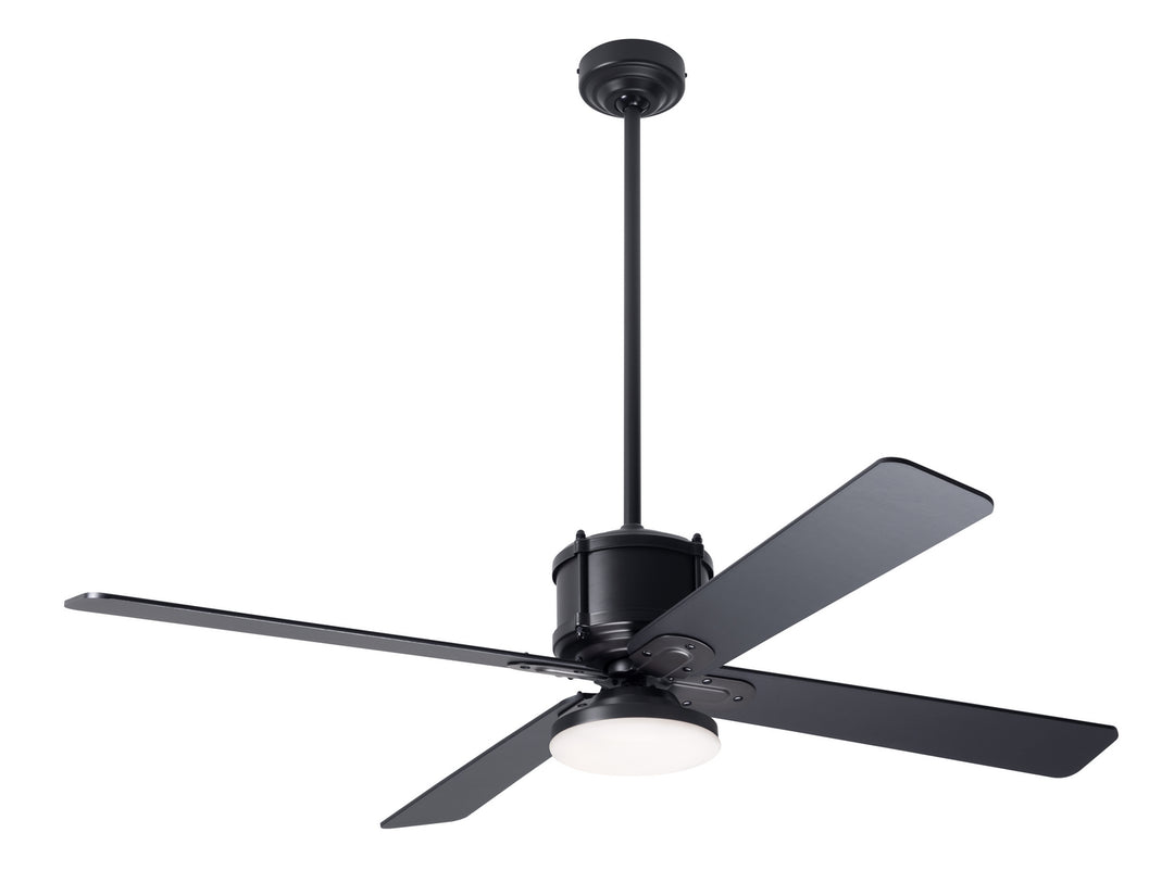 Modern Fan Company Industry DC IND-DB-50-BK-272-CC Ceiling Fan - Dark Bronze, Black/