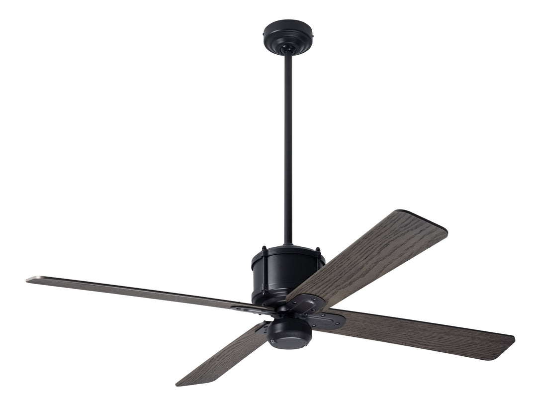 Modern Fan Company Industry DC IND-DB-50-GY-NL-CC Ceiling Fan - Dark Bronze, Graywash/