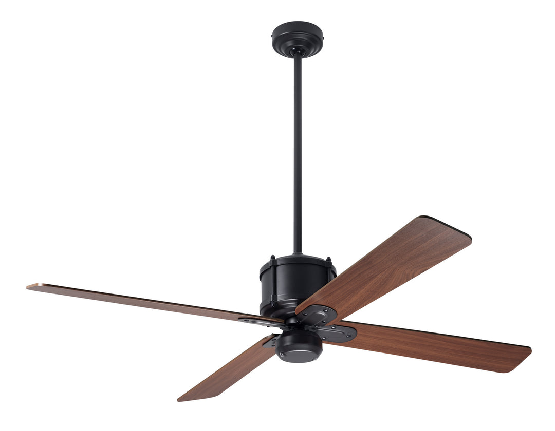 Modern Fan Company Industry DC IND-DB-50-MG-NL-WC Ceiling Fan - Dark Bronze, Mahogany/