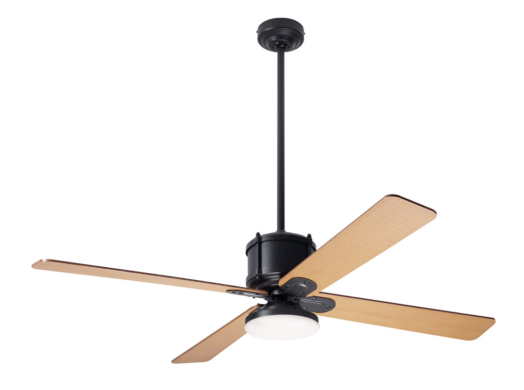 Modern Fan Company Industry DC IND-DB-50-MP-272-CC Ceiling Fan - Dark Bronze, Maple/