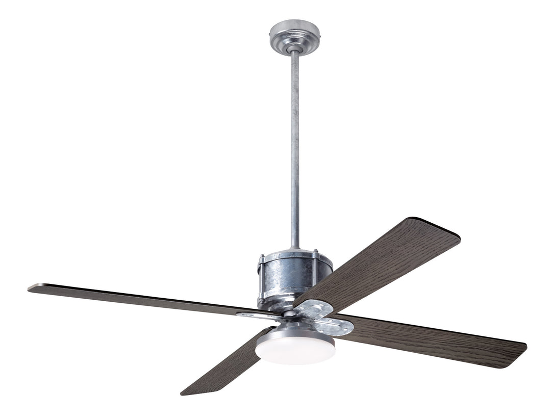 Modern Fan Company Industry DC IND-GV-50-GY-272-CC Ceiling Fan - Galvanized, Graywash/