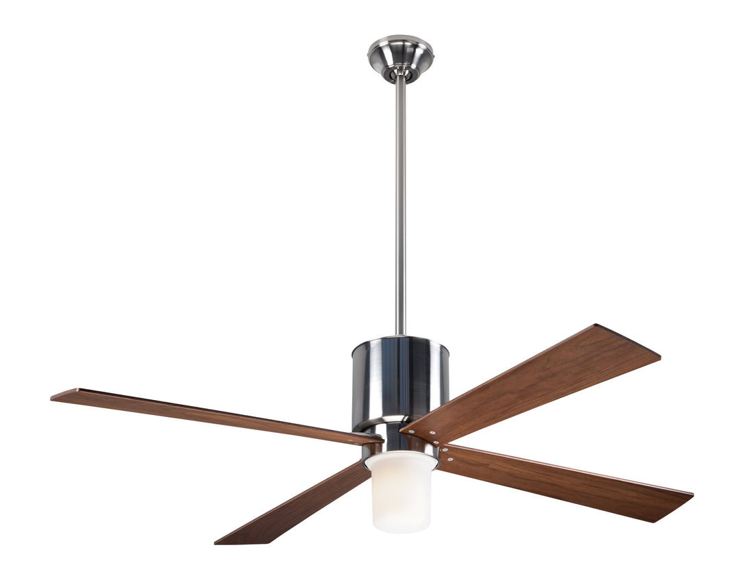 Modern Fan Company Lapa LAP-BN-50-MG-552-002 Ceiling Fan 50 - Bright Nickel, Mahogany/