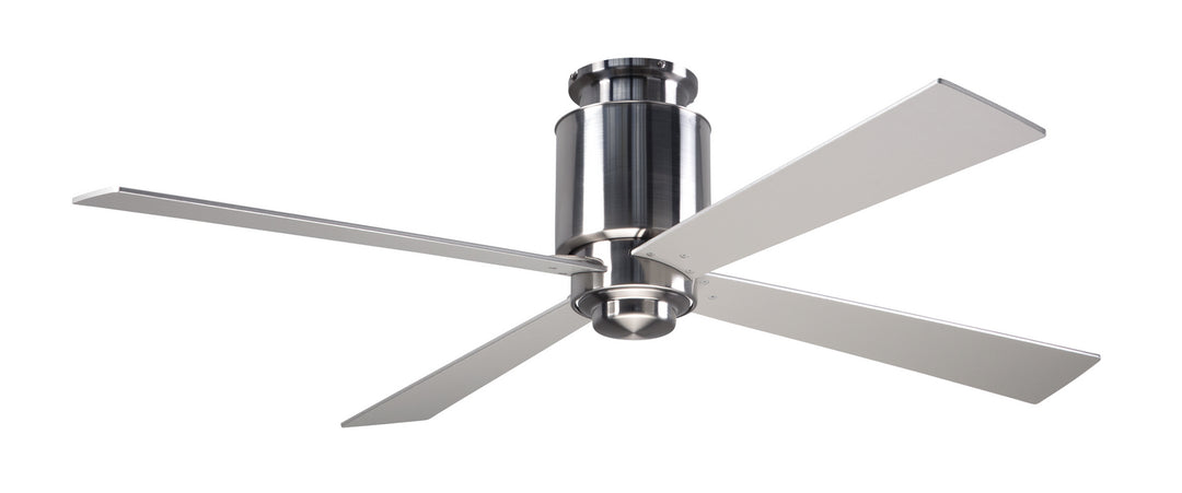 Modern Fan Company Lapa Flush LAP-FM-BN-50-NK-NL-002 Ceiling Fan - Bright Nickel, Nickel/