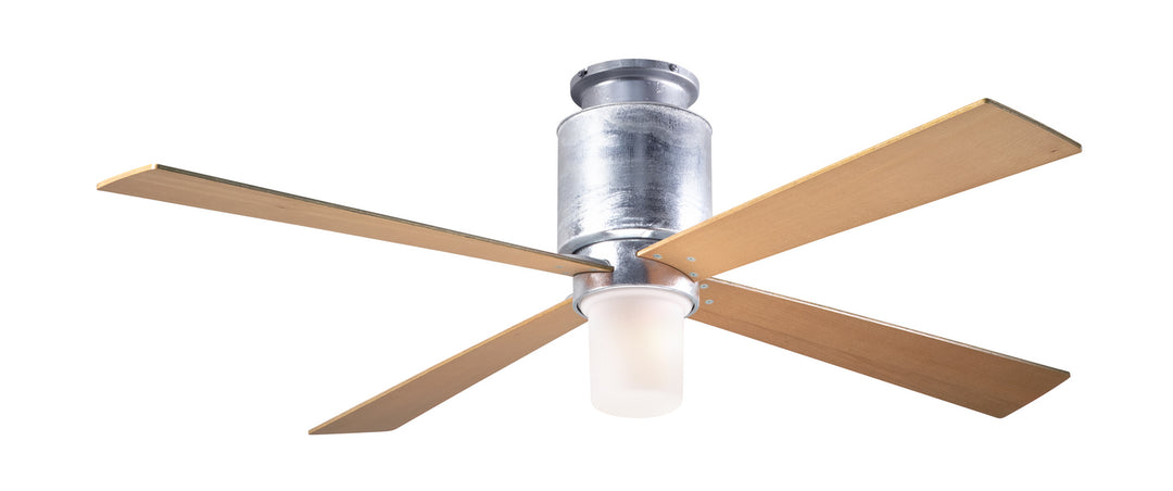 Modern Fan Company Lapa Flush LAP-FM-GV-50-MP-552-002 Ceiling Fan - Galvanized, Maple/