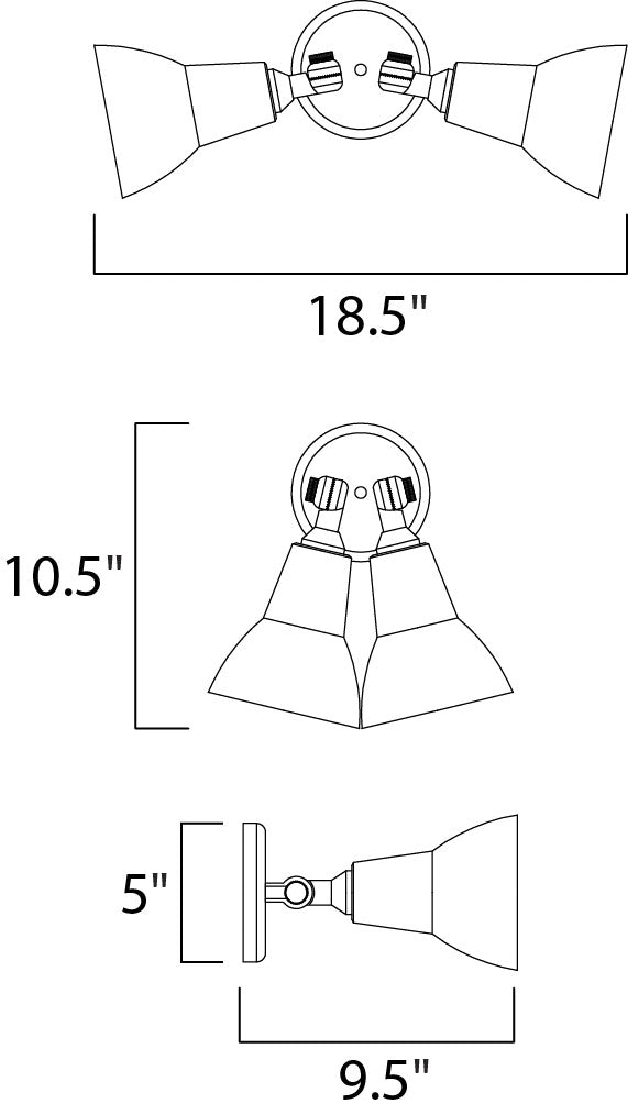 Maxim Lighting 92008TB  Spots Outdoor Tawny Bronze