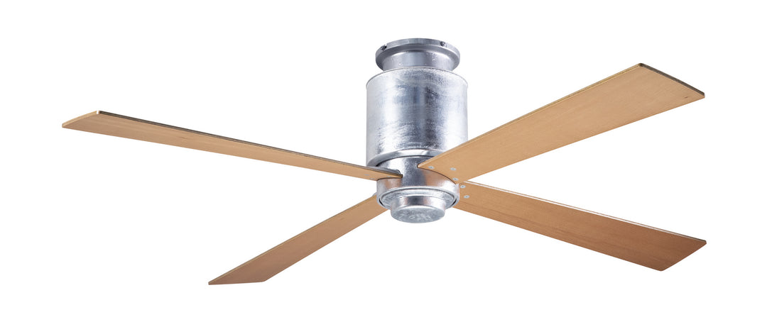Modern Fan Company Lapa Flush LAP-FM-GV-50-MP-NL-005 Ceiling Fan - Galvanized, Maple/