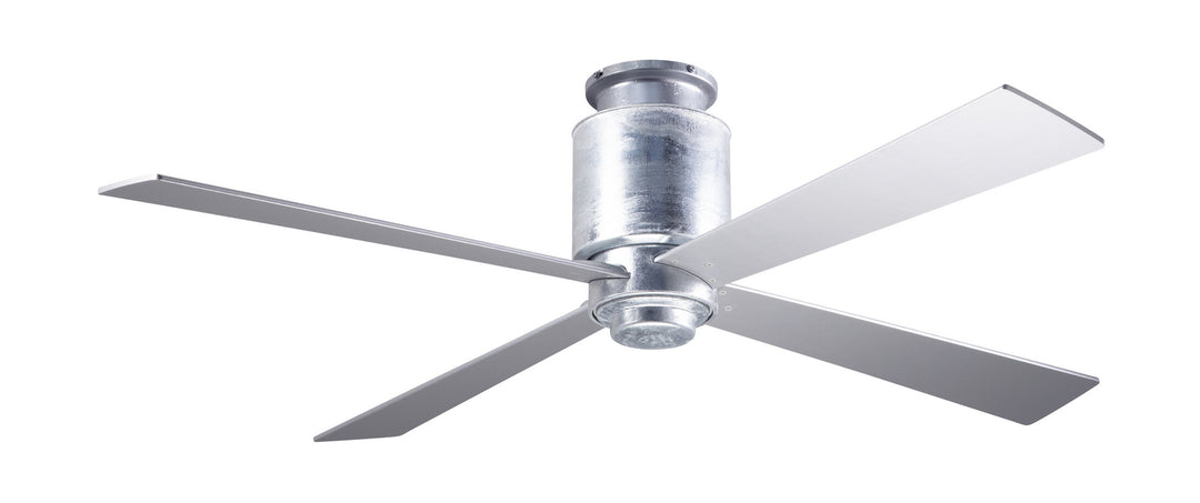 Modern Fan Company Lapa Flush LAP-FM-GV-50-SV-NL-005 Ceiling Fan - Galvanized, Silver/