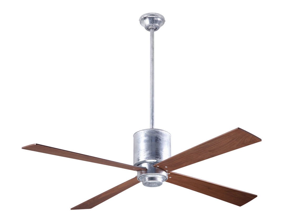 Modern Fan Company Lapa LAP-GV-50-MG-NL-001 Ceiling Fan 50 - Galvanized, Mahogany/