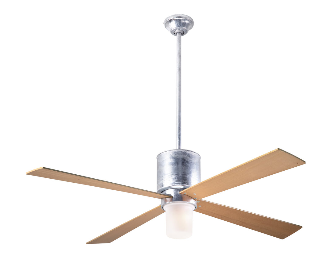 Modern Fan Company Lapa LAP-GV-50-MP-552-002 Ceiling Fan 50 - Galvanized, Maple/