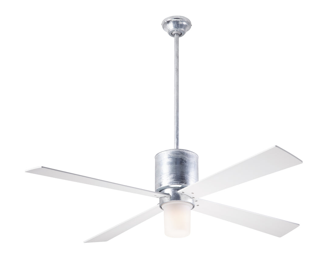 Modern Fan Company Lapa LAP-GV-50-WH-552-002 Ceiling Fan 50 - Galvanized, White/