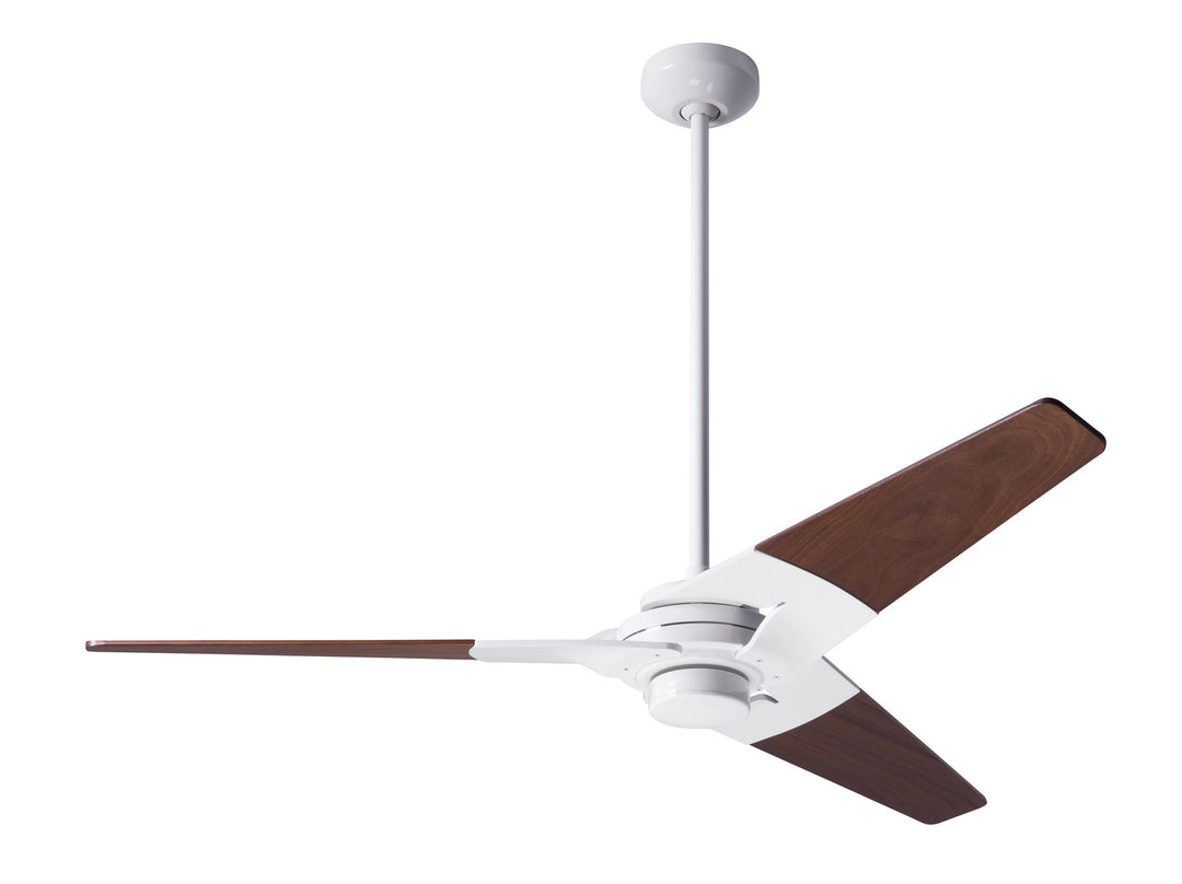 Modern Fan Company Torsion TOR-GW-52-MG-NL-001 Ceiling Fan 52 - Gloss White, Mahogany/