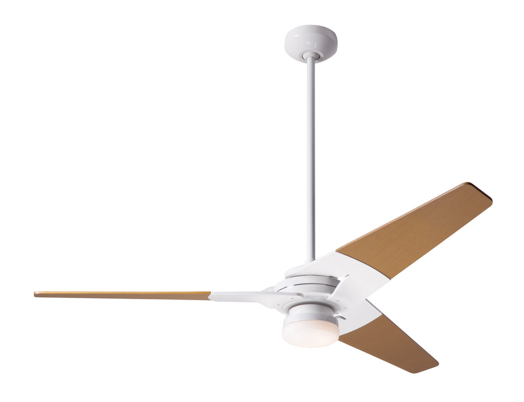 Modern Fan Company Torsion TOR-GW-52-MP-271-002 Ceiling Fan 52 - Gloss White, Maple/