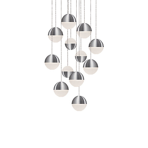 Kuzco Supernova MP10512-BN Pendant Light - Brushed Nickel