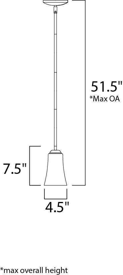 Maxim Logan 92040FTSN Pendant Light - Satin Nickel