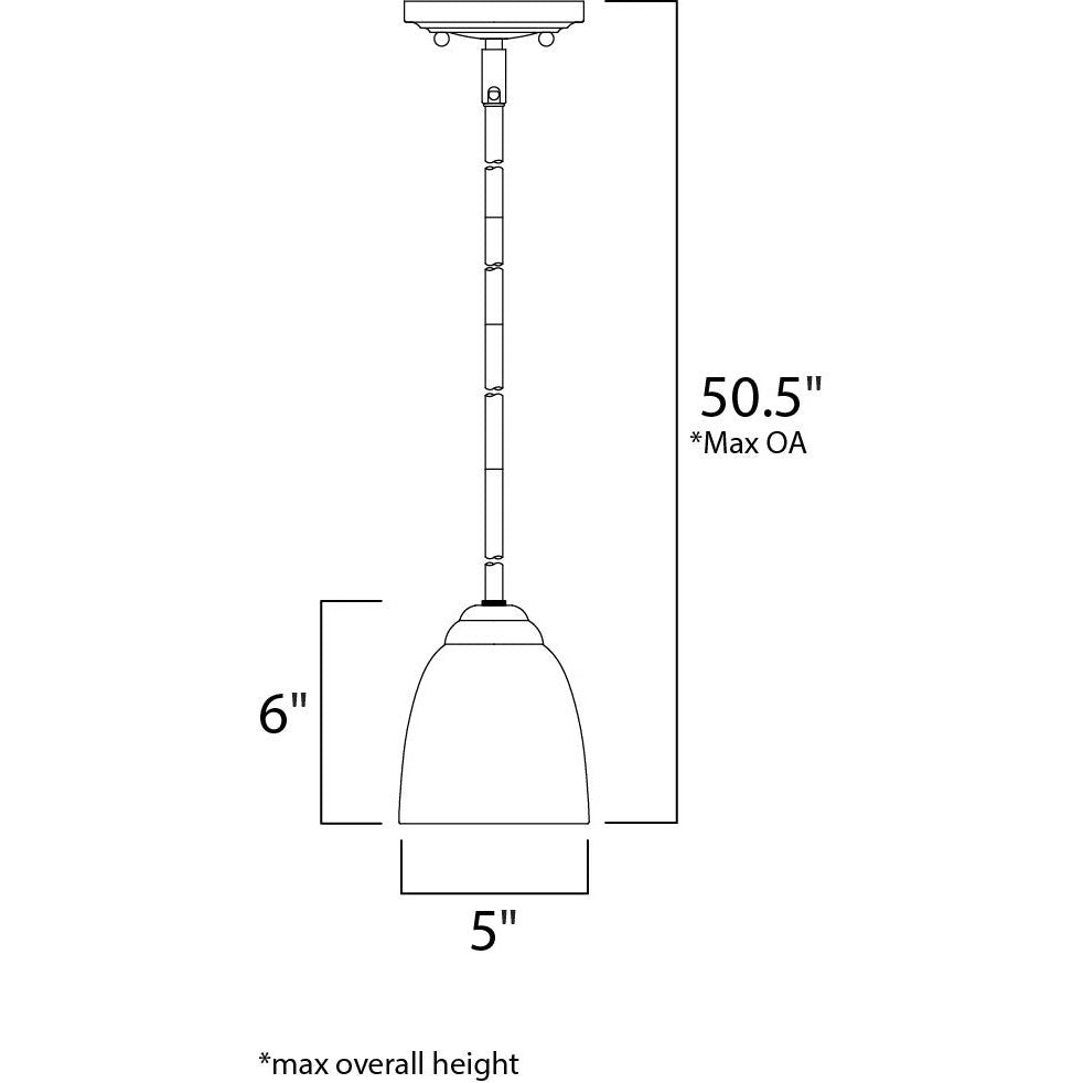 Maxim Stefan 92061FTSN Pendant Light - Satin Nickel