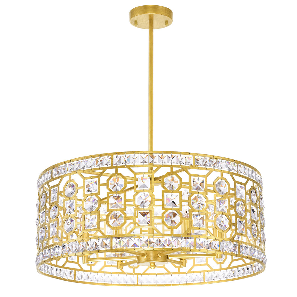 CWI Belinda 1026p23-6-193 Chandelier Light - Champagne