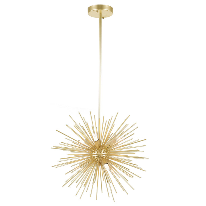 CWI Savannah 1034p16-6-620 Chandelier Light - Gold Leaf