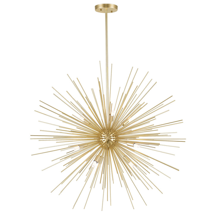 CWI Savannah 1034p30-9-620 Chandelier Light - Gold Leaf