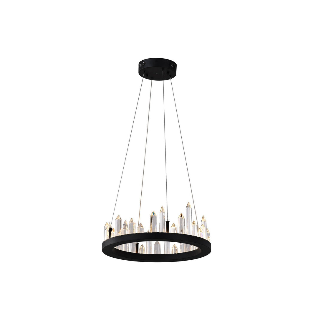 CWI Juliette 1043p16-101 Chandelier Light - Black