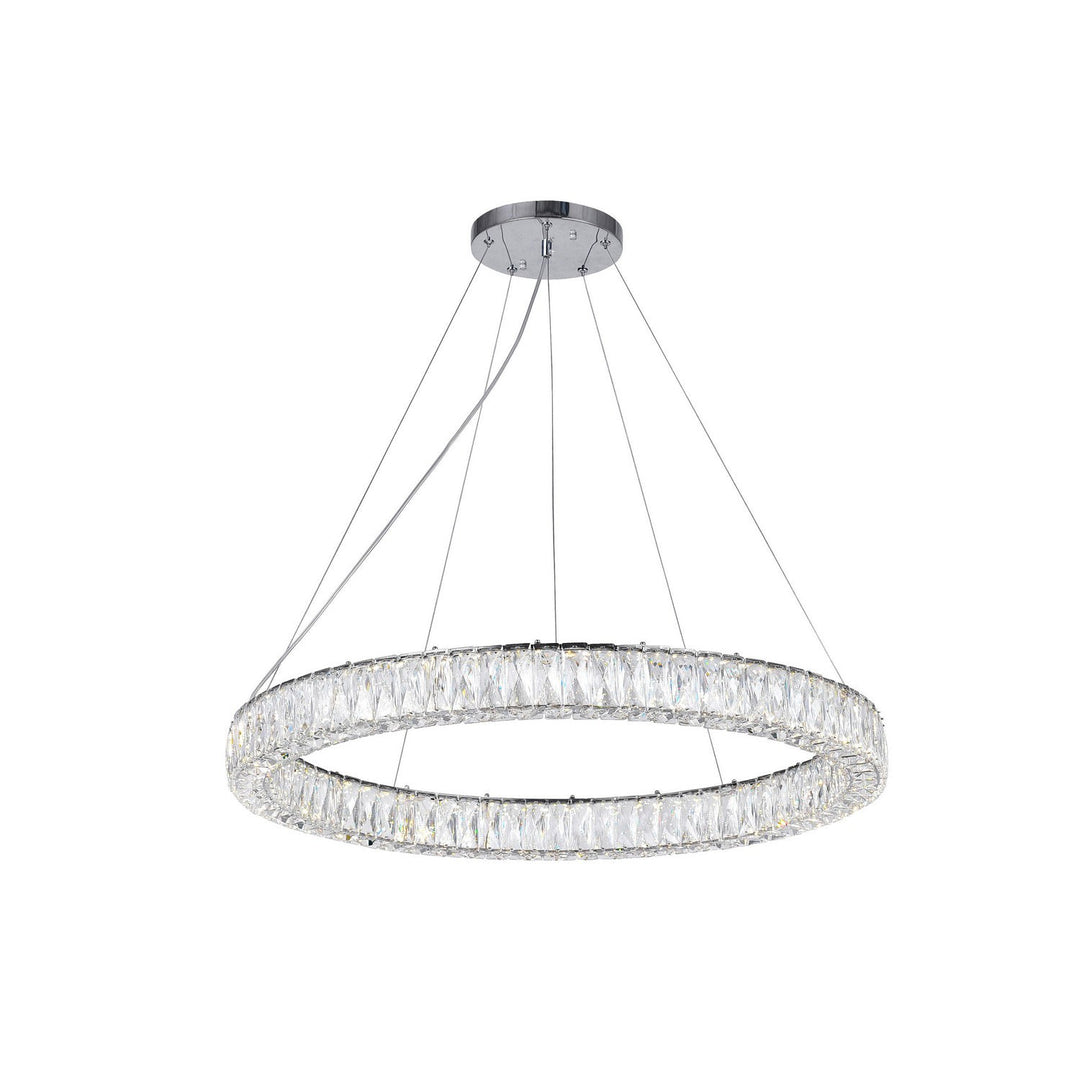 CWI Madeline 1044p32-601-r-1c Chandelier Light - Chrome