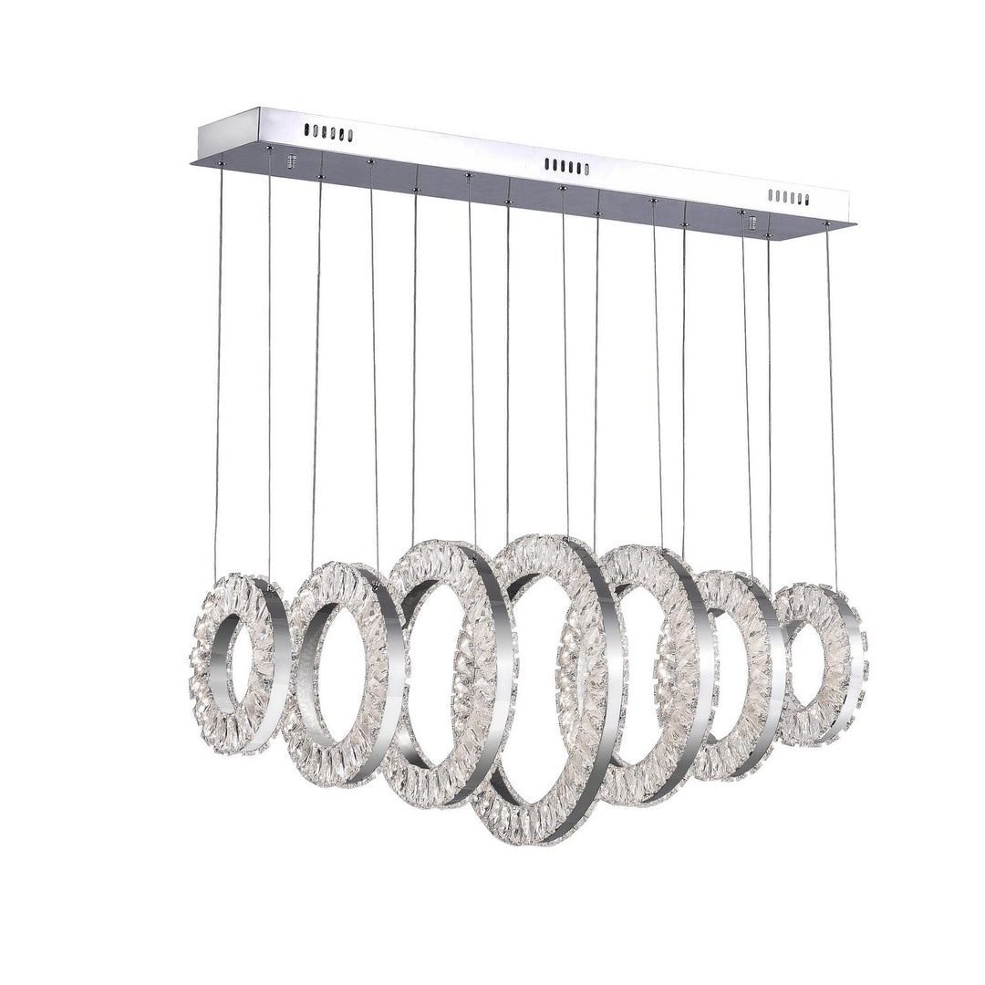 CWI Celina 1046p37-7-601-rc Pendant Light - Chrome