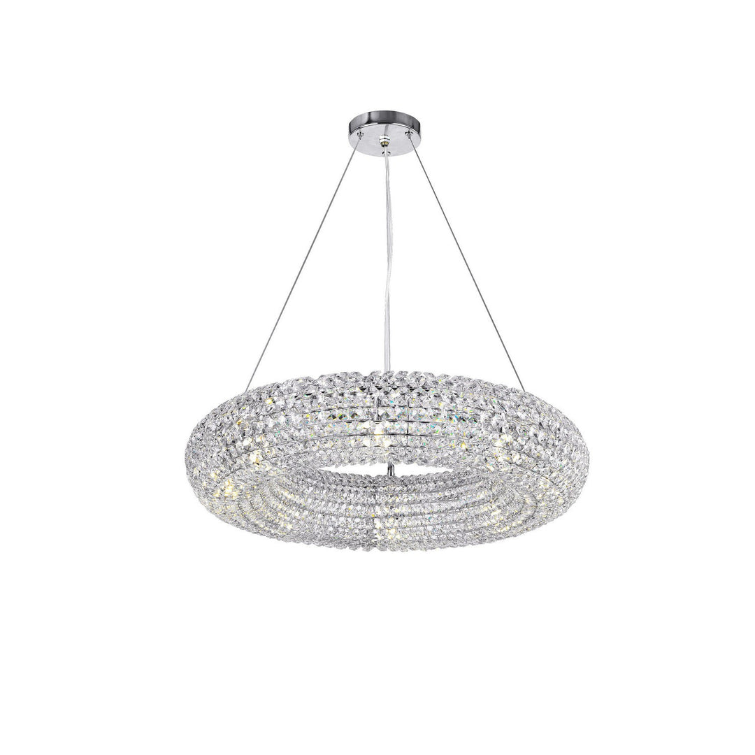 CWI Veronique 1057p24-8-601 Chandelier Light - Chrome