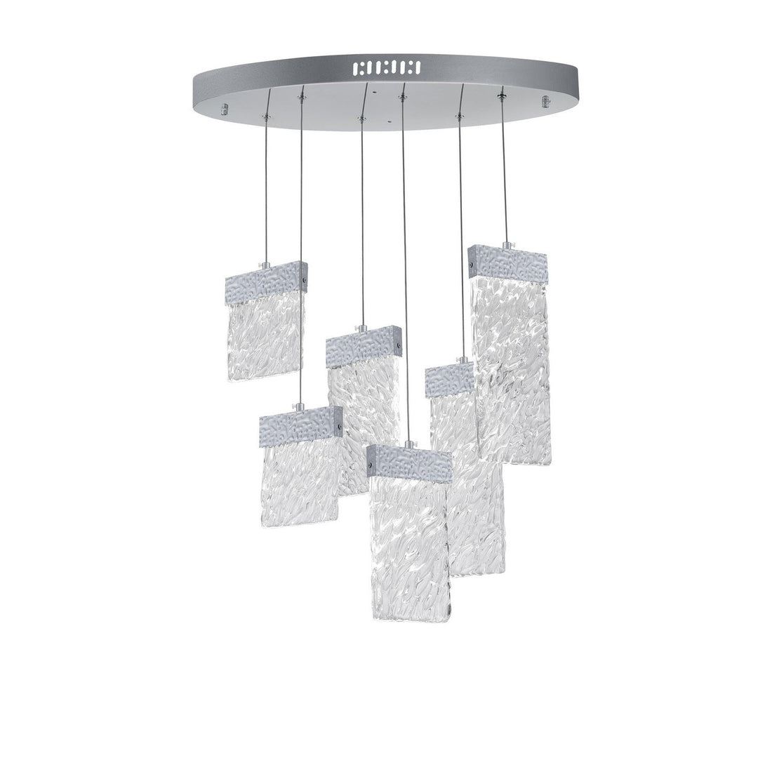 CWI Carolina 1090p24-6-269-o Chandelier Light - Pewter