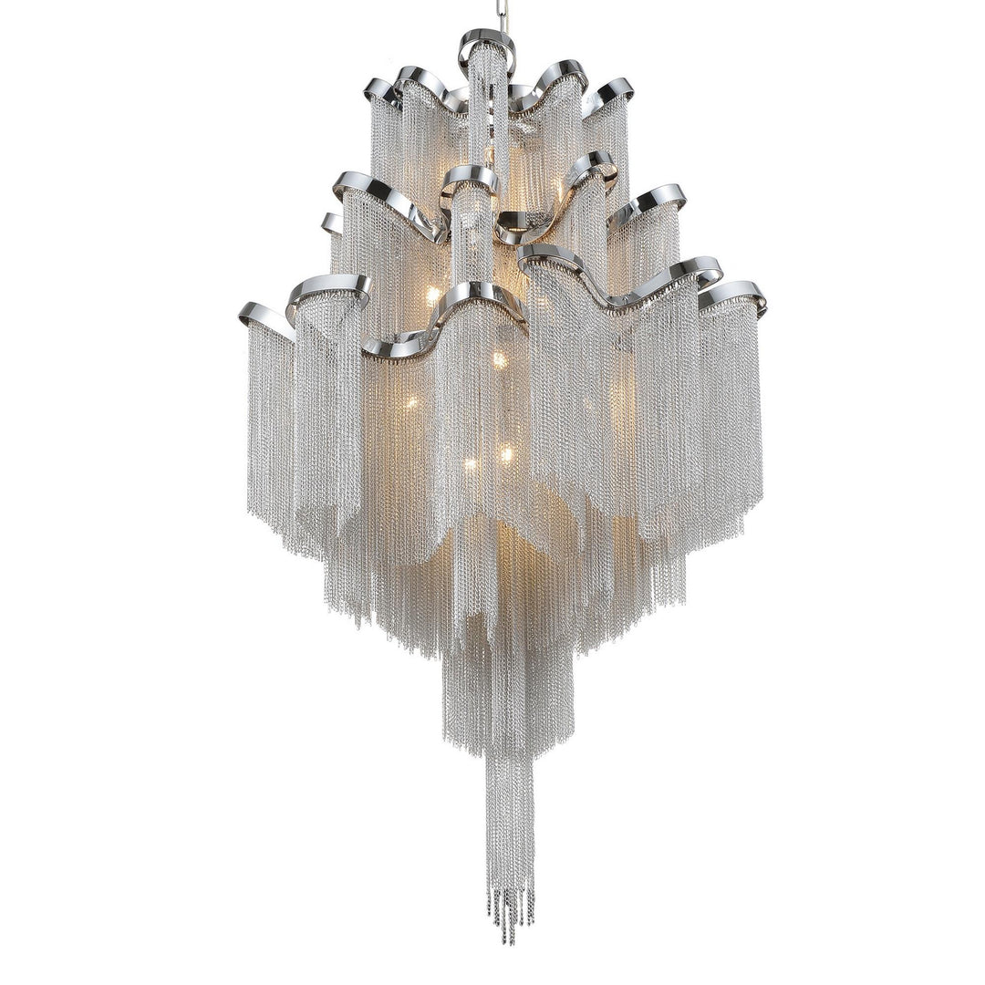 CWI Daisy 5650p24c-15l Chandelier Light - Chrome