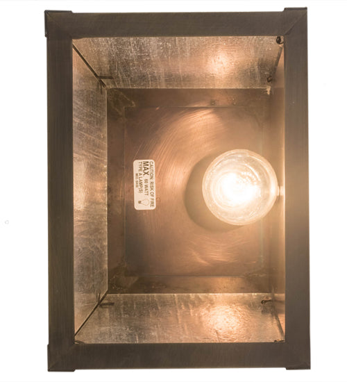 Meyda Tiffany Lighting 92114 Stillwater One Light Wall Sconce Outdoor Bronze / Dark