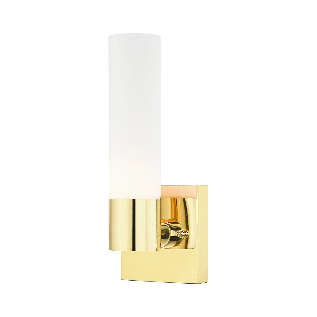 Livex Aero 10101-02 Wall Sconce Light - Polished Brass