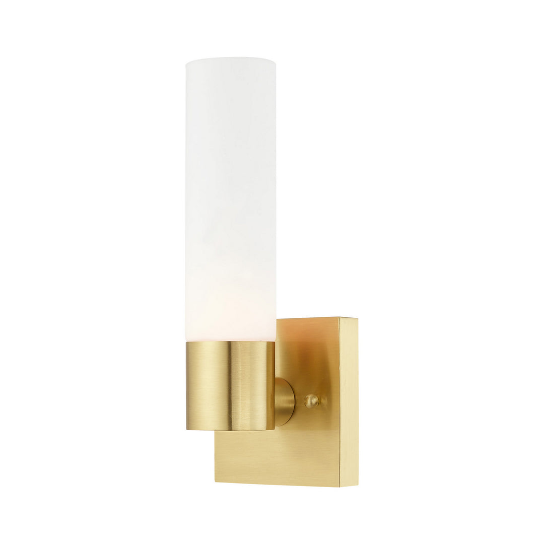 Livex Aero 10101-12 Wall Sconce Light - Satin Brass