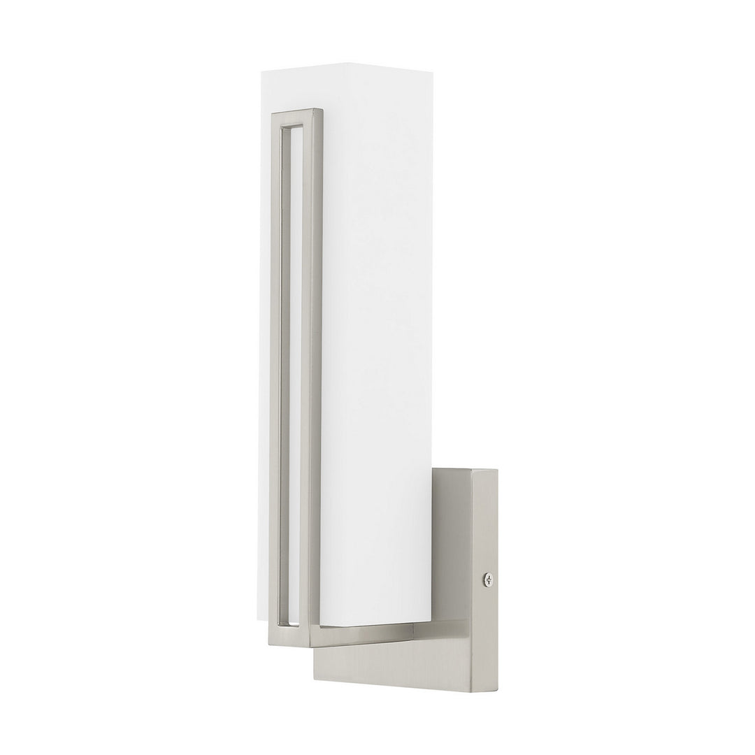 Livex Fulton 10190-91 Wall Sconce Light - Brushed Nickel