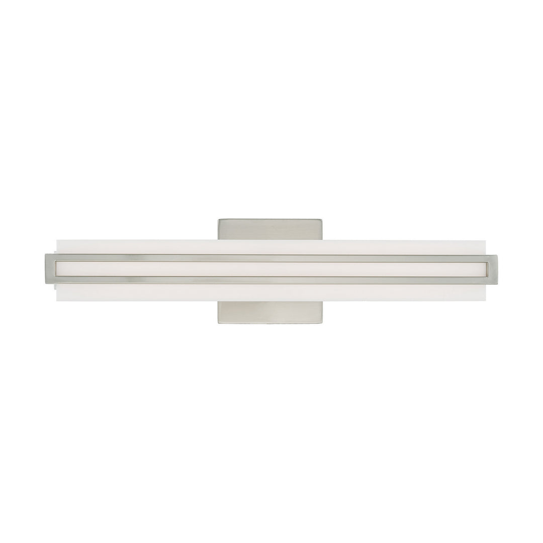 Livex Fulton 10192-91 Bath Vanity Light 5 in. wide - Brushed Nickel