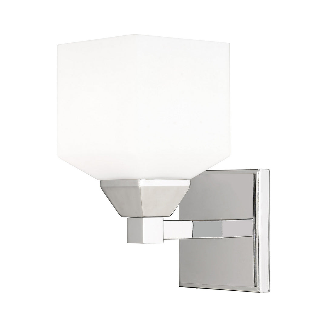 Livex Aragon 10281-05 Wall Sconce Light - Polished Chrome