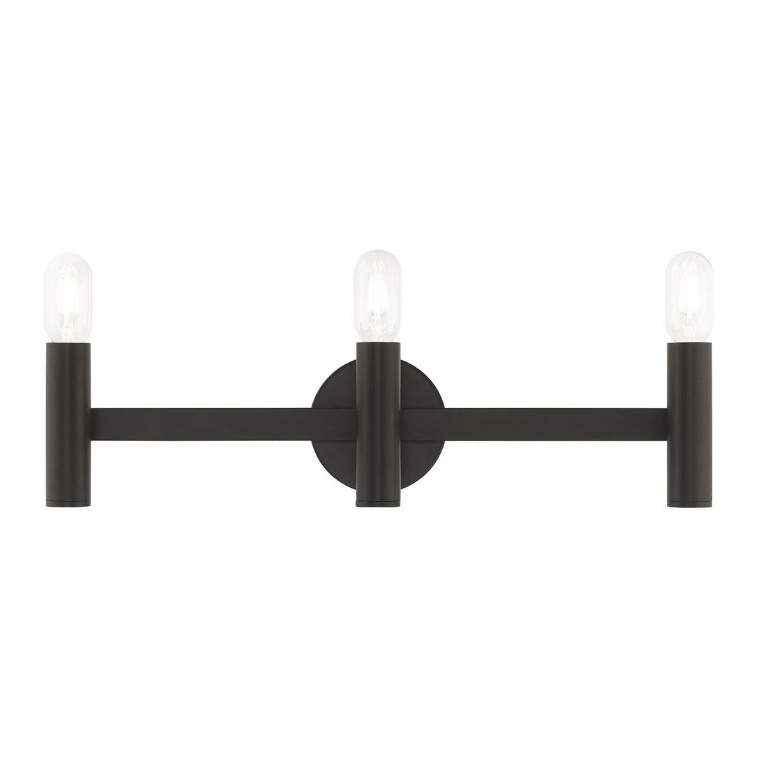 Livex Copenhagen 10343-07 Bath Vanity Light 24 in. wide - Bronze