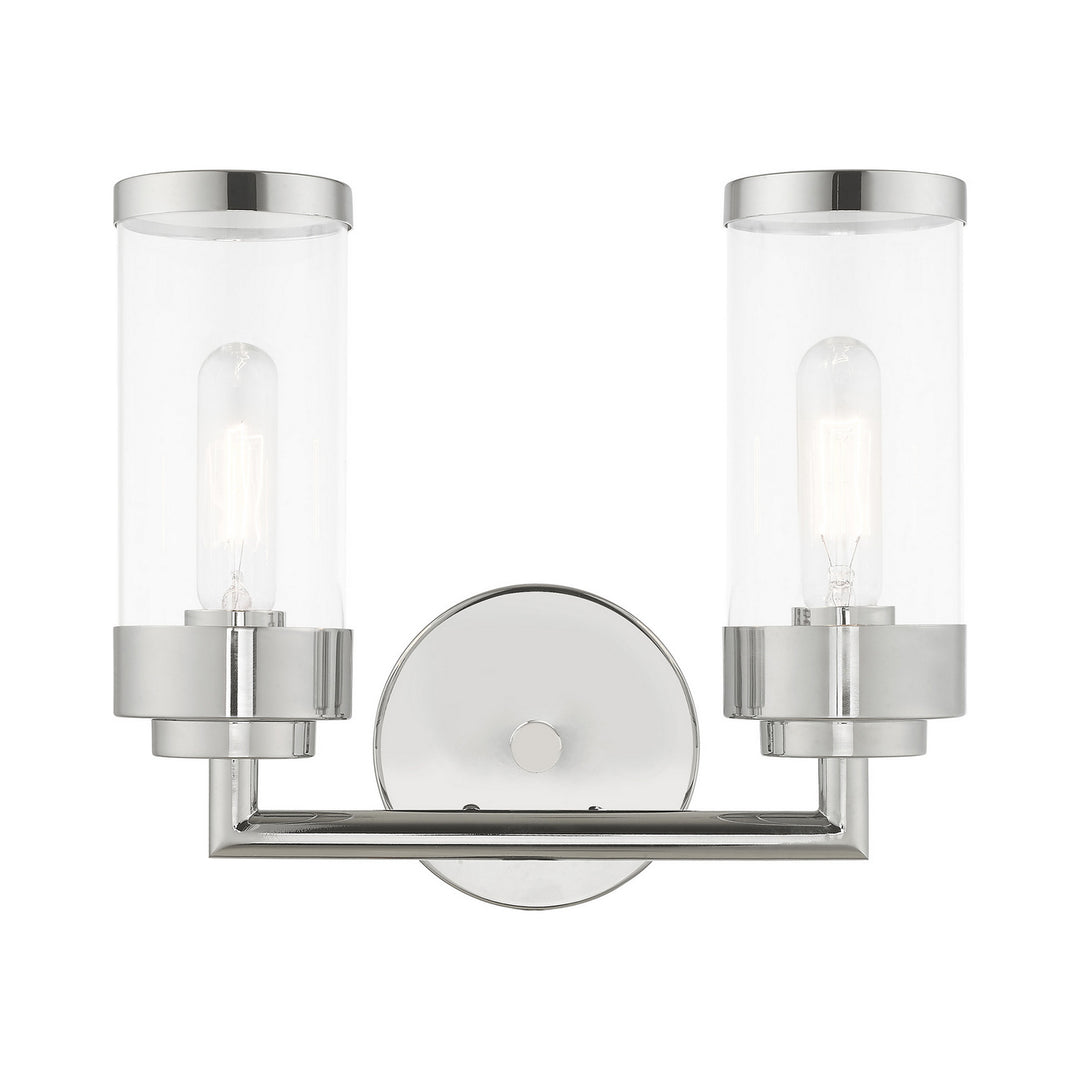 Livex Hillcrest 10362-05 Bath Vanity Light 13 in. wide - Polished Chrome